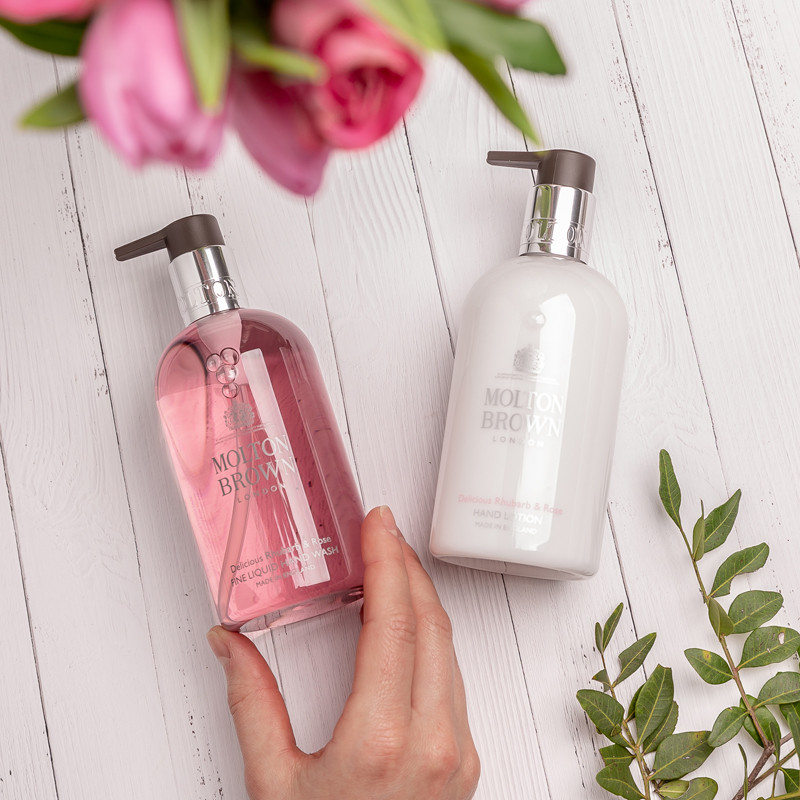 Hand Lotion, Delicious Rhubarb & Rose, 300ml